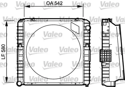 VALEO 731535 Radyator Iveco Eurocargo 98425660