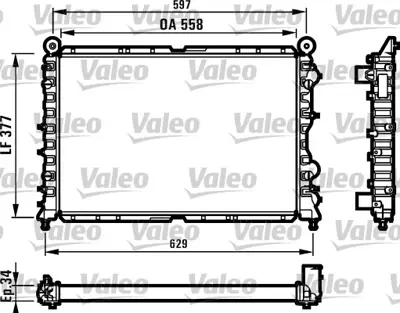 VALEO 731561 Radyator Alfa 146 / 146 