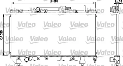 VALEO 731565 Motor Su Radyatoru Toyota Carına Corona St161 92>97 Manuel 1640016470