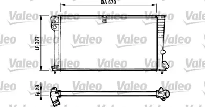 VALEO 731570 Radyator Berlıngo / Partner 133056