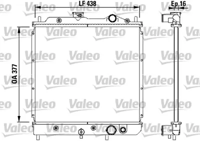 VALEO 731646 Motor Su Radyatoru Lancer Colt 88>91 Manuel MB660386