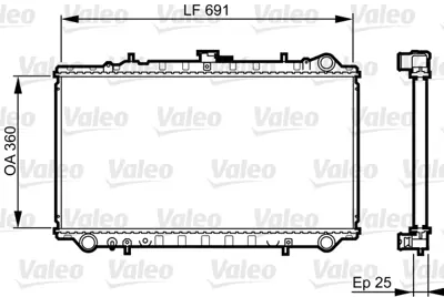 VALEO 731674 Motor Su Radyatoru Prımera D Traveller 2,0 90>95 Manuel 2141074N00