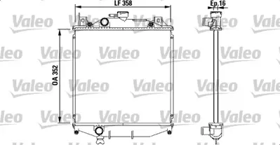 VALEO 731828 Motor Su Radyatoru Swıft 90>94 Manuel 1770060B22