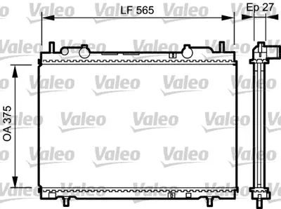 VALEO 731973 Radyator Fıat Brava 7767438