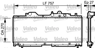 VALEO 731977 Radyator Fıat Punto 94>00 7760961