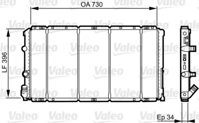 VALEO 732050 Motor Radyatoru Master Iı Movano 19 / 2,2 / 2,5 / 2,8 (Bakır) 98> 4502435 7701046210