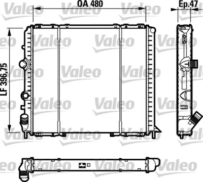 VALEO 732071 Motor Radyatoru Clıo Iı 