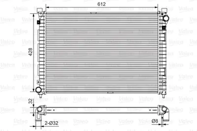 VALEO 732399 Radyatör Land Rover PCC000111
