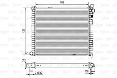 VALEO 732400 Motor Su Radyatoru Freelander I (L314) 2.0 Dı 98>00 PCC000101