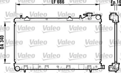 VALEO 732410 Motor Su Radyatoru Impreza 96>00 Manuel 45199FC371