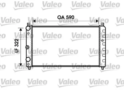 VALEO 732479 Radyator Skoda Felıcıa 1,9 Dıesel 6U0121253A