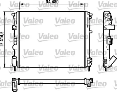 VALEO 732523 Motor Radyatoru Clıo Iı Kangoo 1,2 8v 00> 2140000QAY 8200164413