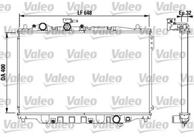 VALEO 732538 Motor Su Radyatoru 626 Fe F8 88>91 Manuel FEDG15200