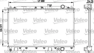 VALEO 732540 Motor Su Radyatoru Lancer 92>94 Manuel MB538543