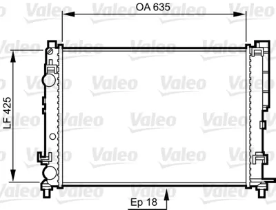 VALEO 732544 Motor Radyatoru Laguna 1,6 1,8 95>01 7701049754