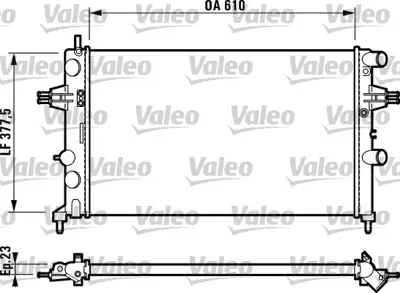 VALEO 732551 Motor Su Radyatoru Astra G M,T Z14xep 1300256