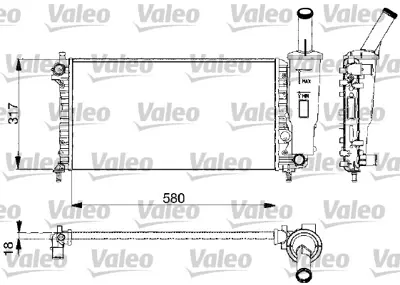 VALEO 732578 Radyator Fıat Punto Iı 1.2 46786267