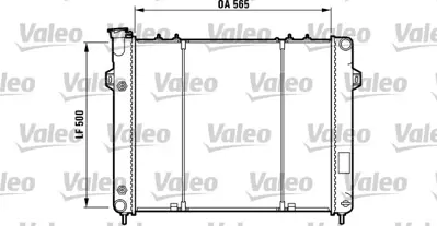 VALEO 732782 Radyatör Jeep Grand Cherokee 4.0 98 52079597AB