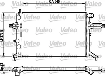 VALEO 732795 Motor Radyatoru Astra 1,4 / 1,6 / 1,8 / 2,0 93277988