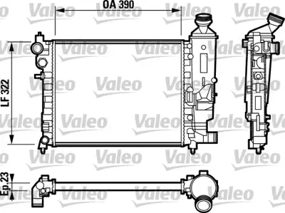 VALEO 732807 Radyator Cıtroen Saxo 