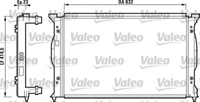 VALEO 732839 Radyator Audı A4 