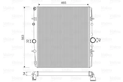 VALEO 732881 Motor Radyatoru 807-Expert-C8-Jumpy 2.0i Ew10 1331ZZ 9641728380