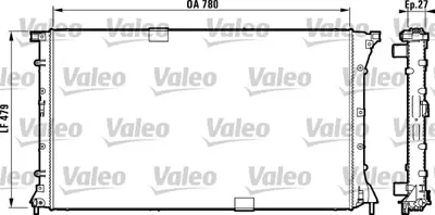 VALEO 732911 Motor Radyatoru Trafıc Iı Vıvaro 2,5dcı 03> 2140000QAU 4414579 8200297816