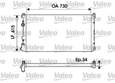 VALEO 732918 Motor Radyator Master Iı 2,5 Dcı Movano 2,5 01> 2140000QAL 4414972 7711135810