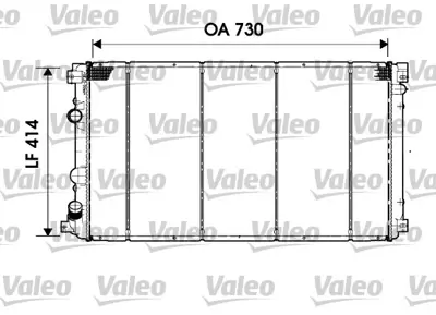 VALEO 732919 Radyator Renault Master 2140000QAM 4415068 7711135811