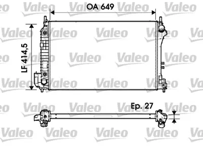 VALEO 732947 Motor Radyatoru 24418342