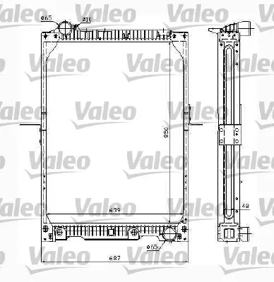 VALEO 732996 Motor Radyatoru Mercedes Sk 1844 / 2044 / 2544 / 2644 92 96 A6525016901