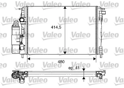 VALEO 733075 Motor Radyator+kondanser Clıo Iı 8200778910