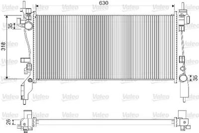 VALEO 733103 Motor Su Radyatoru Bıpper Nemo Dv4td (1,4hdı) Fıorıno 1,3jtd Multıjet 08> 