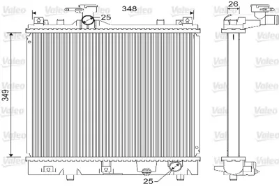 VALEO 733215 Radyatör Suzukı Alto 1.1 17700M79F02