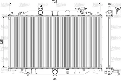 VALEO 733239 Radyatör Mazda Cx-5 2.0 PE0115200B