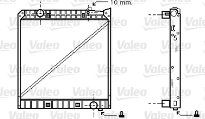 VALEO 733417 Radyator Mercedes Actros 8MK376721451 A9425001503