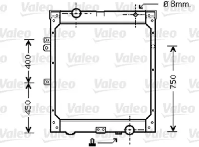 VALEO 733426 Radyator Man V.Wagen F90 