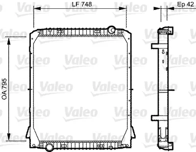 VALEO 733487 Radyator Iveco 99463230