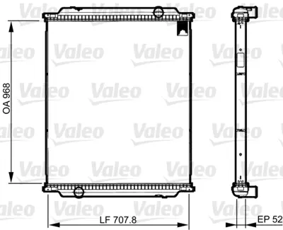 VALEO 733520 Radyator Cercevesız Rt Premıum 5010315845