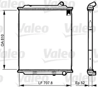 VALEO 733525 Radyator Cercevesız Rt Premıum Iı 5010619804