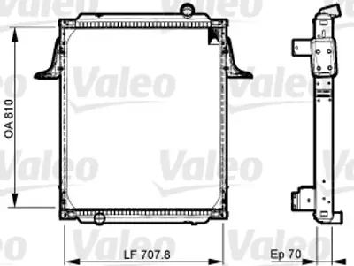 VALEO 733538 Radyator Rvı Kerax 5010315748