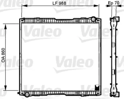 VALEO 733540 Radyator Rt Scanıa P / G / R / T 570485