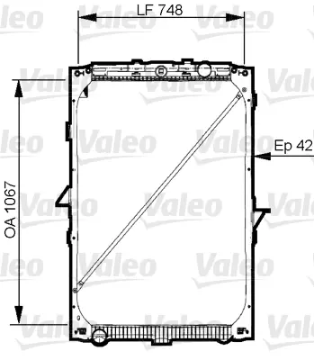 VALEO 733544 Radyator Daf Xf 105 1861737