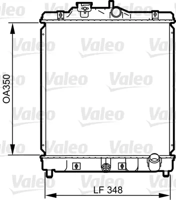 VALEO 734117 Motor Su Radyatoru Hr V Cıvıc 92>00 Manuel 19010PEL003