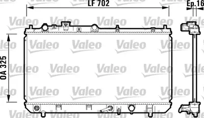 VALEO 734124 Motor Su Radyatoru 323 1,5 98>01 Otomatık ZM0415200A