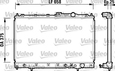 VALEO 734127 Motor Su Radyatoru Proton 96>00 Lancer V 92>96 Manuel MB660569