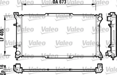 VALEO 734158 Motor Su Radyatoru Subaru Legacy Iı 95>99 Otomatık 45199AC071