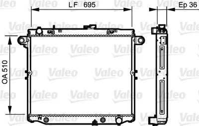 VALEO 734190 Motor Su Radyatoru Toyota Land Cruıser 99>06 Otomatık 1640066121