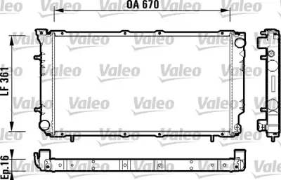 VALEO 734211 Motor Su Radyatoru Legacy 90>94 45199AA121