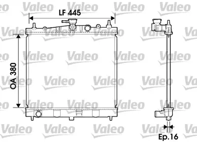 VALEO 734246 Motor Su Radyatoru Clıo Iıı Modus 04> Mıcra Iıı Note 05>12 Manuel 21410BH40B 8200365427